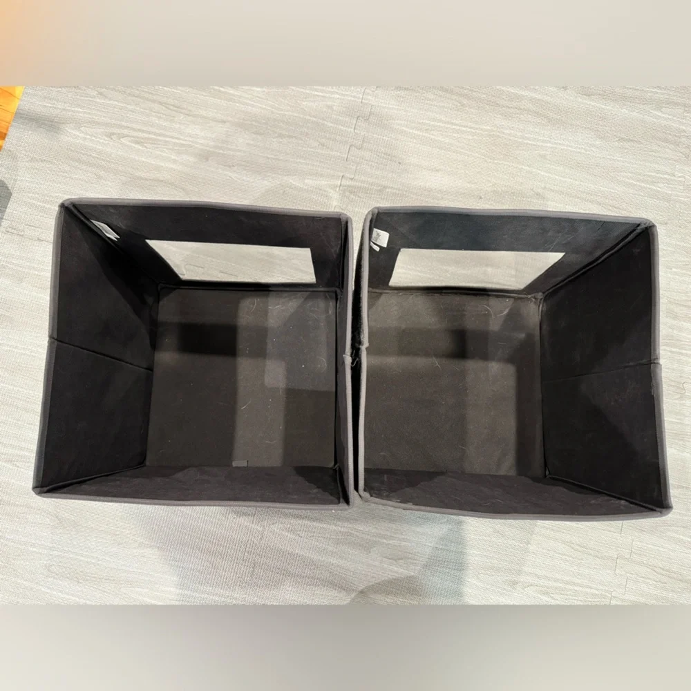 2 Large Thirty-One storage bins with peekaboo windows
